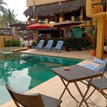 Hotel Papaya Surf Puerto Escondido  Bagian luar foto