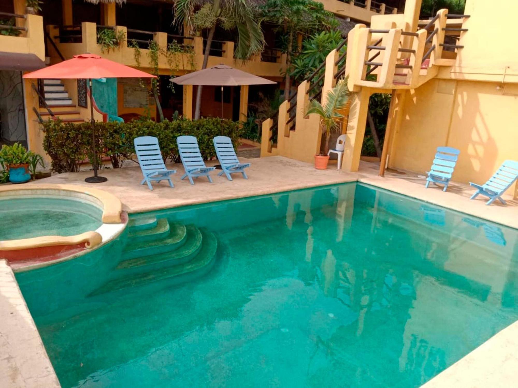 Hotel Papaya Surf Puerto Escondido  Bagian luar foto